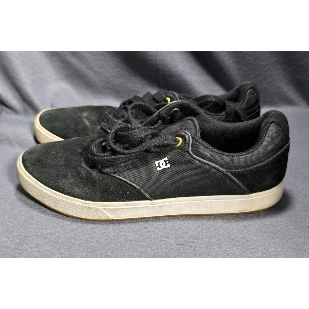 DC Mikey Taylor Skateboarding Shoes‎ Sneakers Mens 8.5 Black Leather Upper Y2K